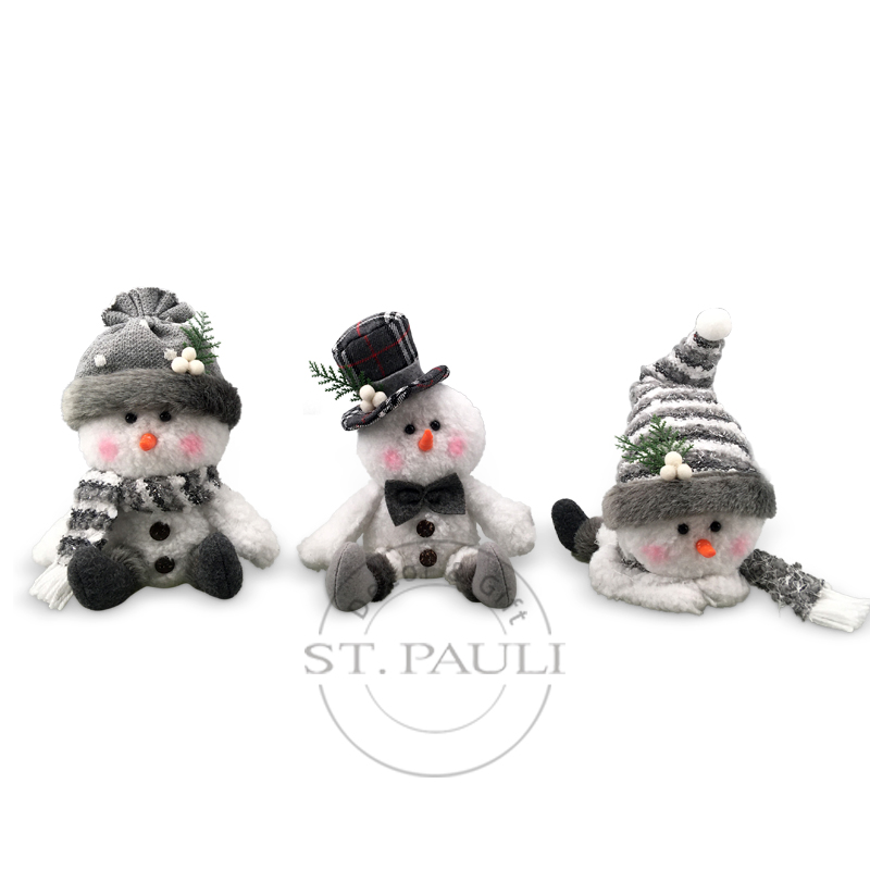 PL7G919ABC 8寸圣诞坐姿雪人. 毛织布 站姿 摆饰 8inch Christmas standing snowman Knitted Fabric Christman decor tabletop jpg.jpg