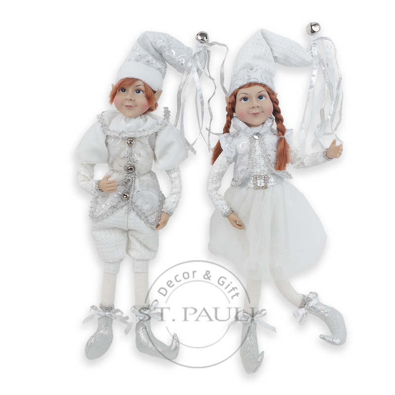 PL17831AB 18寸圣诞银白色男女精灵 白丝绒 珠片布 网纱 摆饰 18inch Christmas Sliver White Boy girl Elf velvet Sequins Fabric Mesh Tabletop.jpg PL17831AB 18寸圣诞银白色男女精灵 白丝绒 珠片布 网纱 摆饰 18inch Christmas Sliver White Boy girl Elf velvet Sequins Fabric Mesh Tabletop.jpg