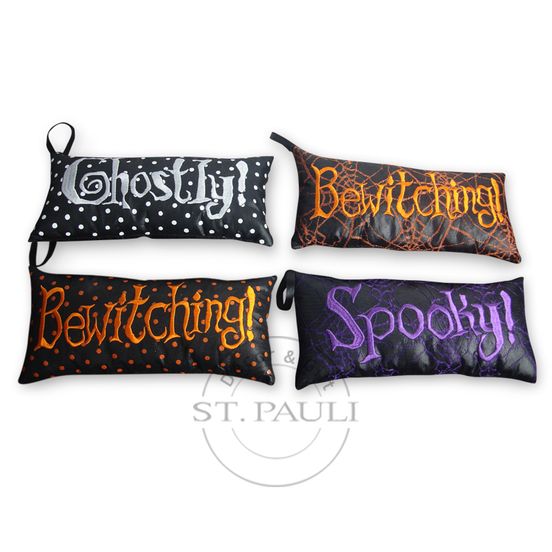 PL13103ABCD 12x6”万圣节枕包吊饰 涤纶布 吊饰 Halloween Pillow Ornament POLYESTER FABRIC Home Ornament 白底图 .jpg