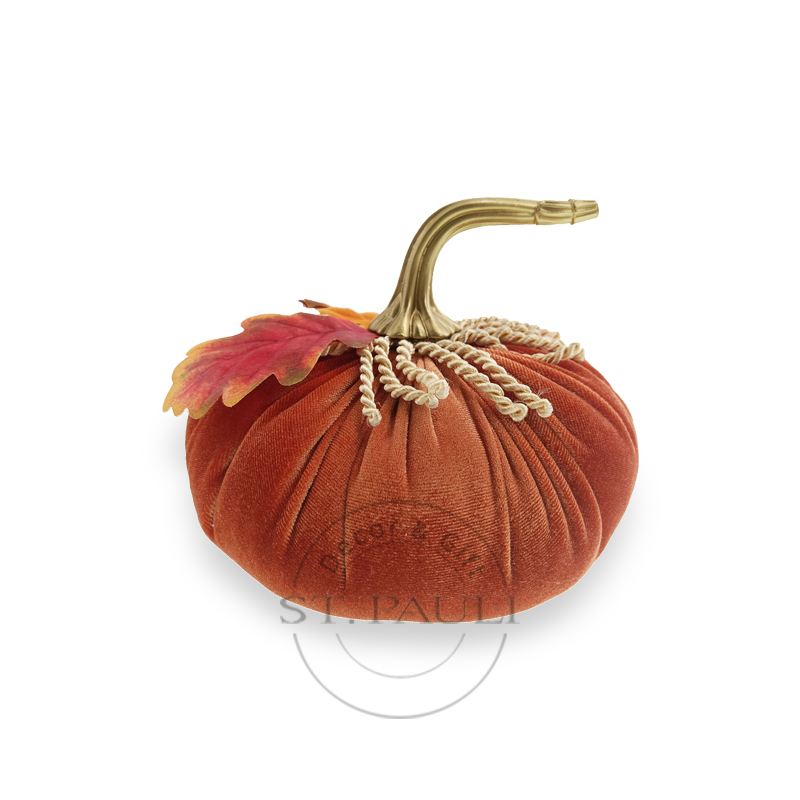 PL2C428A 6.5''秋收天鹅绒南瓜 天鹅绒 桌面摆饰 Harvest Velvet Pumpkin Velvet Tabletop Decor 白底图.jpg