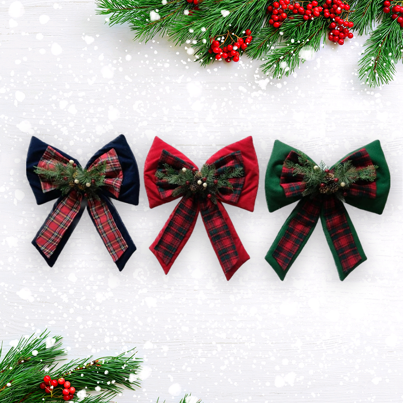 Bow For Diy Craft And Christmas Tree Decoration
