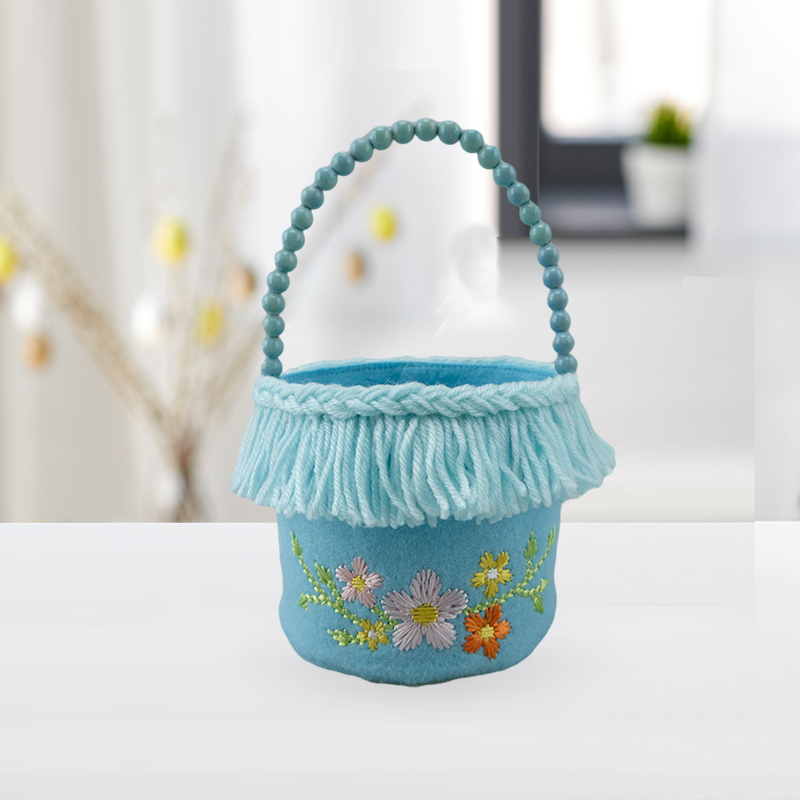 Easter Buckets Wholesale Customized  Candy Basket with Handle