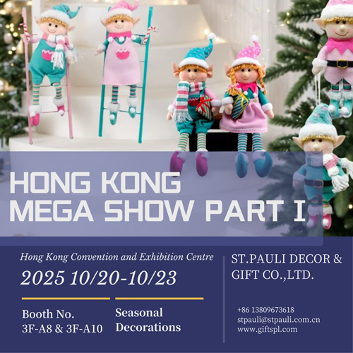 2025 Hong Kong MEGA Show--Booth No.:3F-A8 & 3F-A10--St.pauli   Date :2025 Oct 20-23