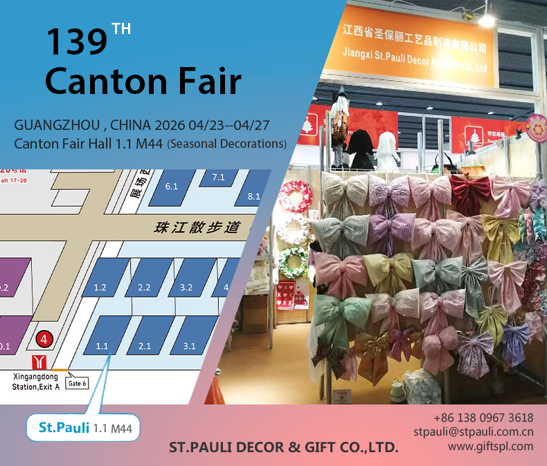 The 139th Canton Fair booth-Hall 1.1 M44--St.pauli Date :2026 Apr.23-27