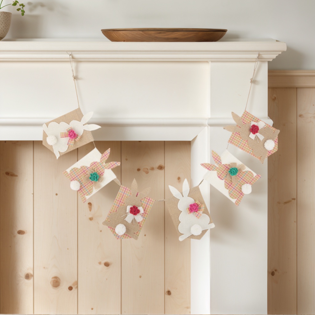 9 Easter Bunny Garland