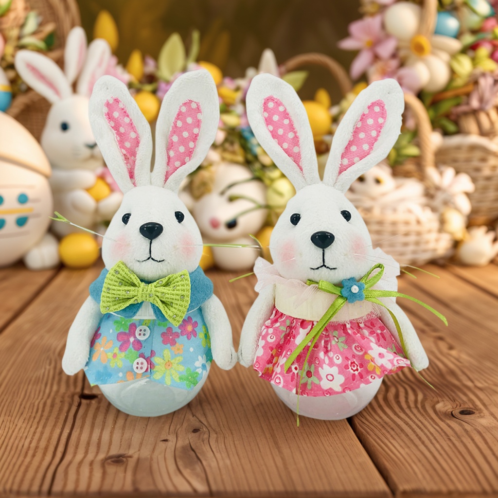 5 Bunny Easter Candy Jar