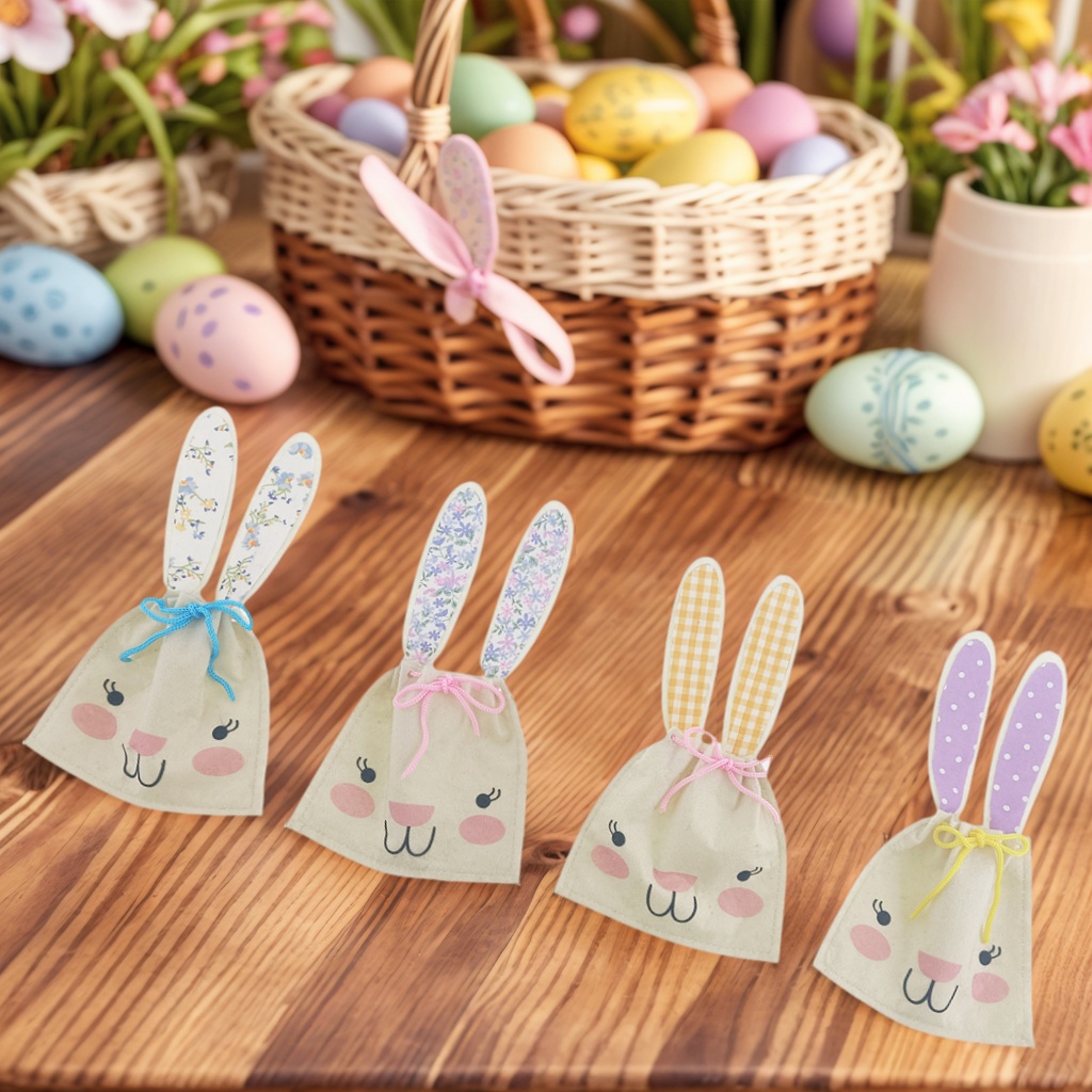 4 Traditional Easter Bunny Candy Bag