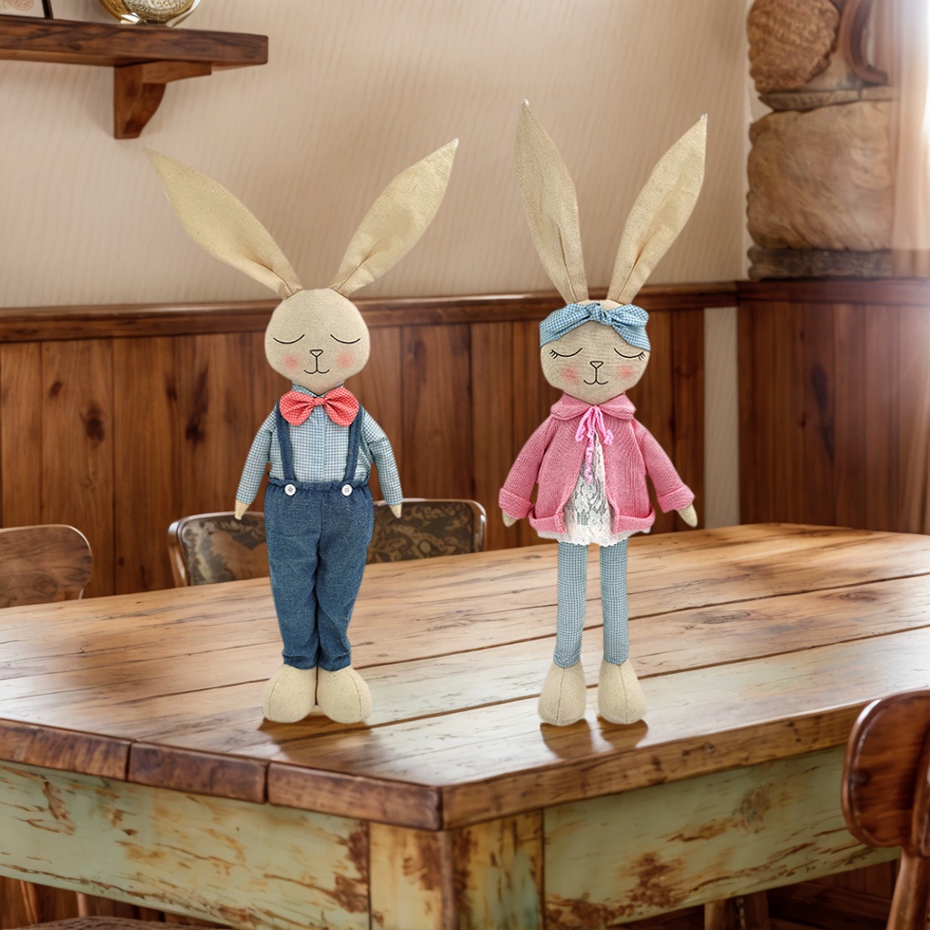 Easter Supplies Decor Bunny Decoration Ornaments Rabbit Doll