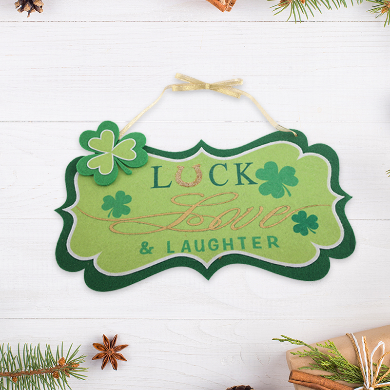 Hanging Decorations Wall Door Hanger St Patricks Day Accessories