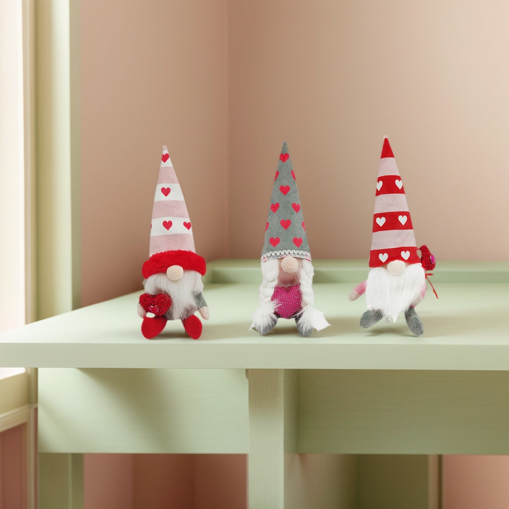 Valentines Day Home Decor Garden Valentine Decoration Mini Gnome