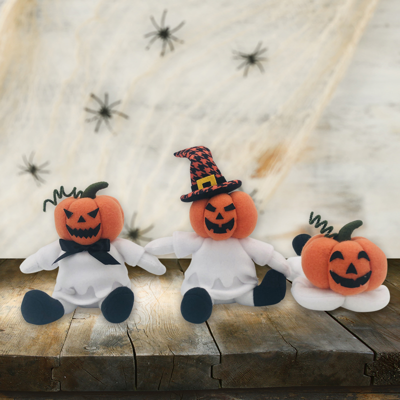 Halloween Decoration Pumpkin Cute Holiday Gift Ghosts Plush Doll