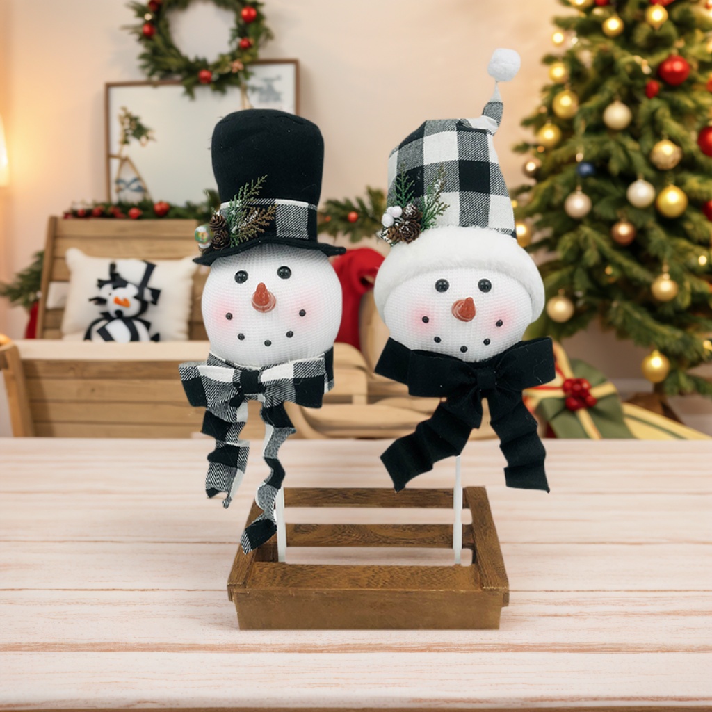 Christmas Tree Decoration Handmade Ornament Snowman Decorations