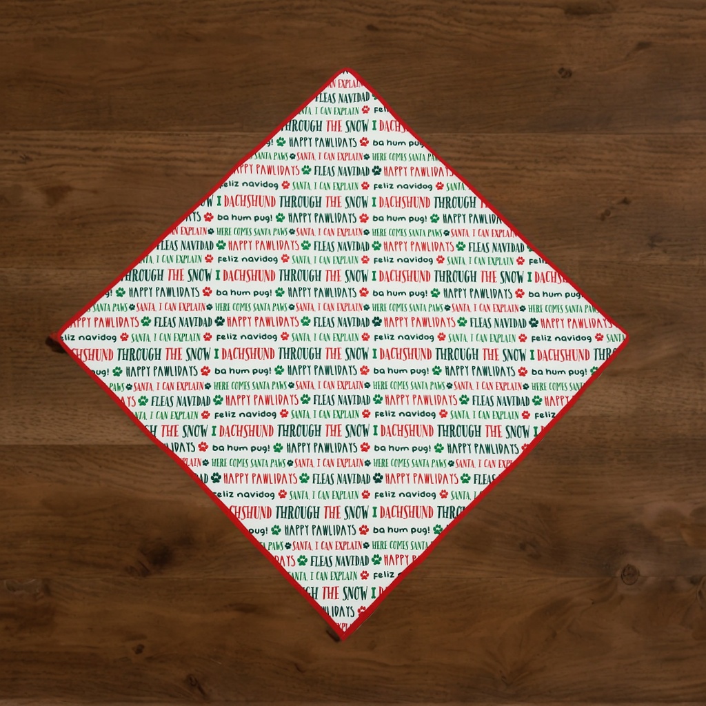 Holiday Decoration Pet Christmas Dog Decorations Print Cute Hand Towel