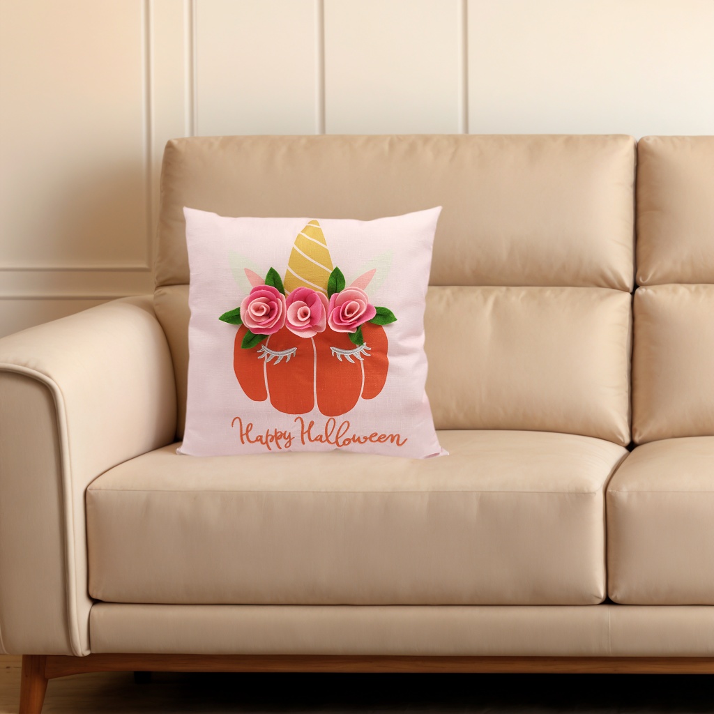 Decorative Pillows Home Decor Sublimation Case Cover Halloween Pillow