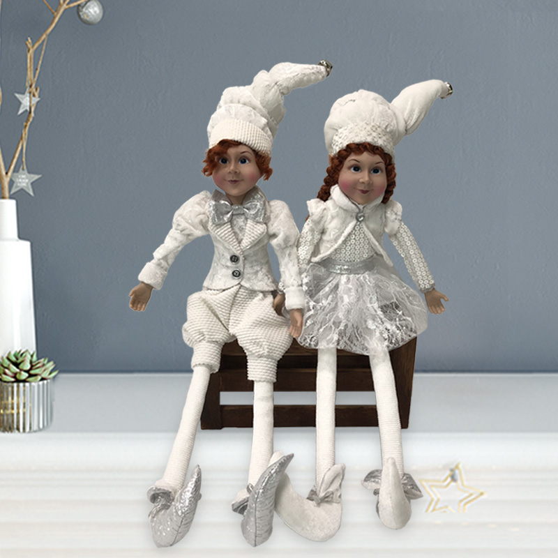 Christmas Decorating Craft Decoration On The Shelf Sitting Elf Doll